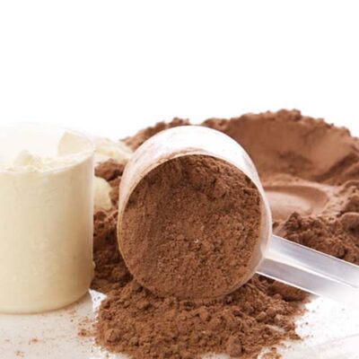 Proteína en polvo de chocolate